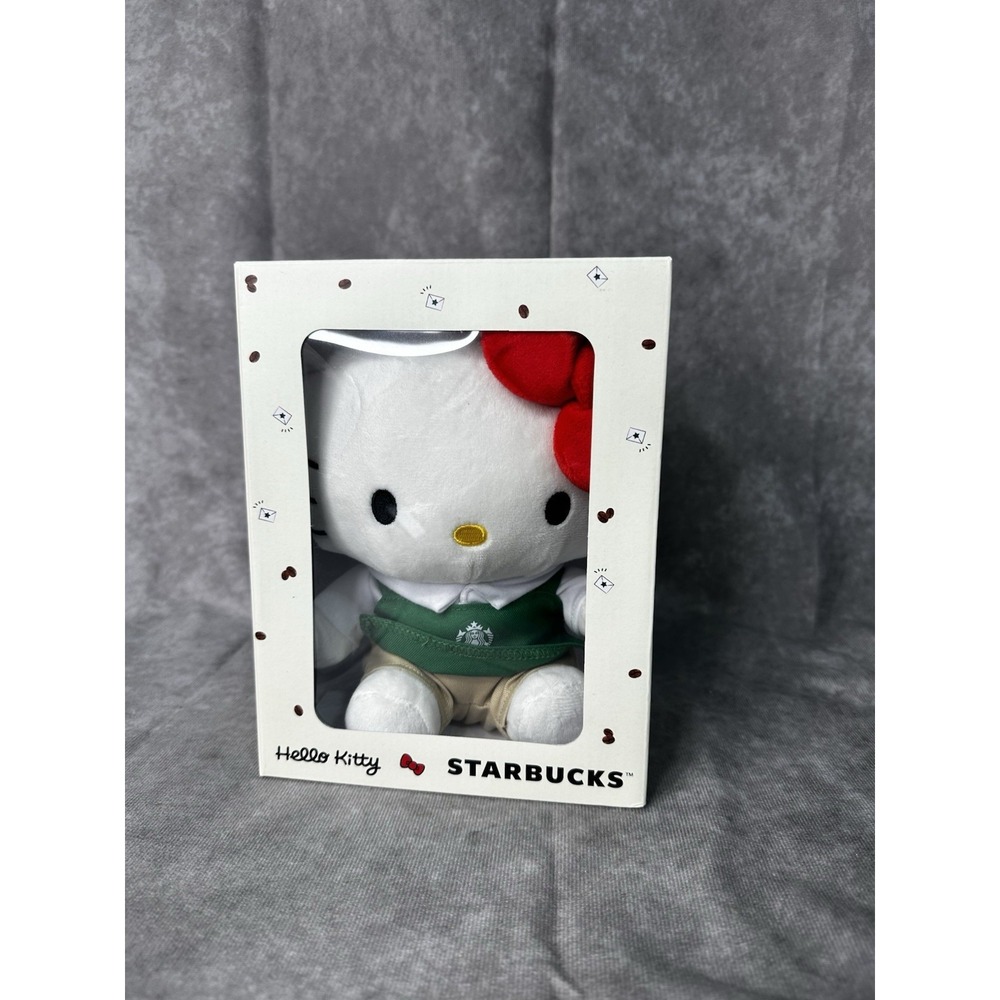 STARBUCKS HELLO KITTY‎ BOXED PLUSH 2025 IN HAND | SHIPS FAST